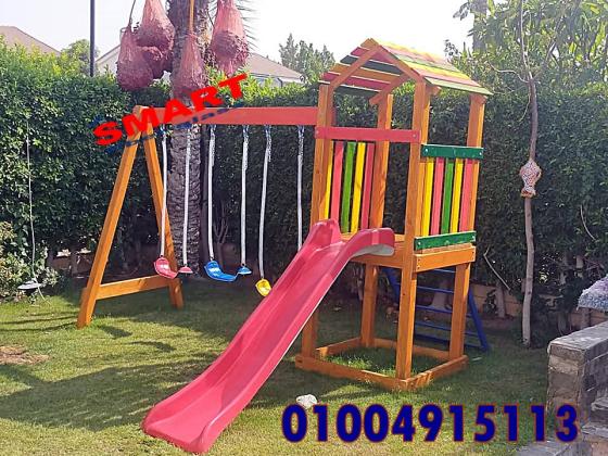 مجمعات العاب اطفال خشبية للحضانات والمدارس