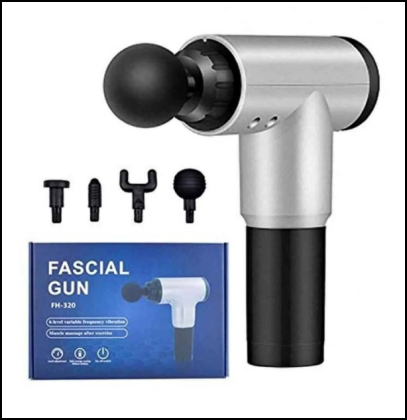 جهاز المساج المسدس متعدد الاستخدام - Fascial Gun لتخفيف الآلام