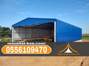 تصميم وبناء هناجر ومستودعات باستخدام سندويش بنل في الط