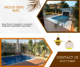 كرسى معلق من الخشب البلاستيكى wpc