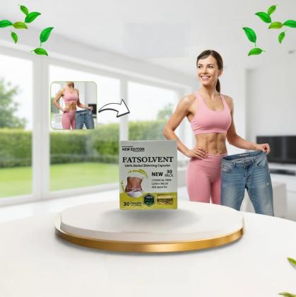 كبسولات فات سولفينت Fat Solvent  للتنحيف الفعّال 30 كبسولة 01140963128