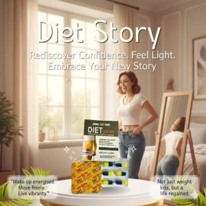 كبسولات دايت ستوري لحرق الدهون بفعالية بداية جديدة للر