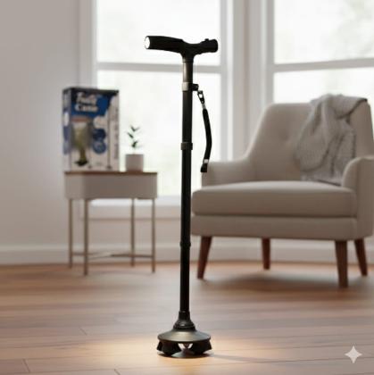 عصا كبار السن بكشاف ماجيك كين أمان واستقرار مع إضاءة01140963128