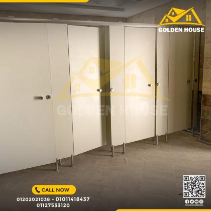 الكومباكت hpl لقواطيع وفواصل الحمامات