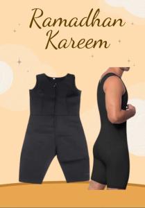 تحقق من جسم مشدود مع بدلة التخسيس الأمريكية Sibote Sport Slimmin