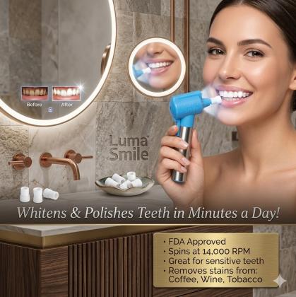 ابتسامة نجوم السينما في منزلك مع luma smile