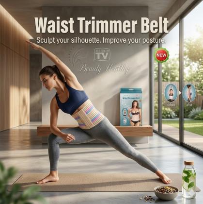 استعيدي ثقتك بمظهرك وراحتك مع حزام Waist Trimmer Belt
