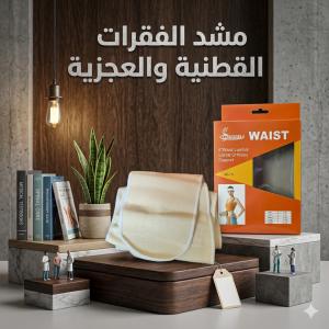 وداعاً لآلام الظهر! مع مشد الفقرات القطنية والعجزية ال�
