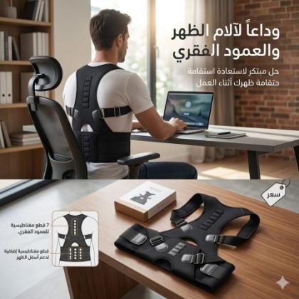 قميص بوستر سبورت - تخفيف آلام الظهر والكتف والرقبة 01145359198*01222845873