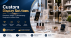 Acrylic Display Stands in Dubai with Custom Design Solutions