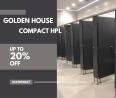 الكومباكت hpl لقواطيع وفواصل الحمامات